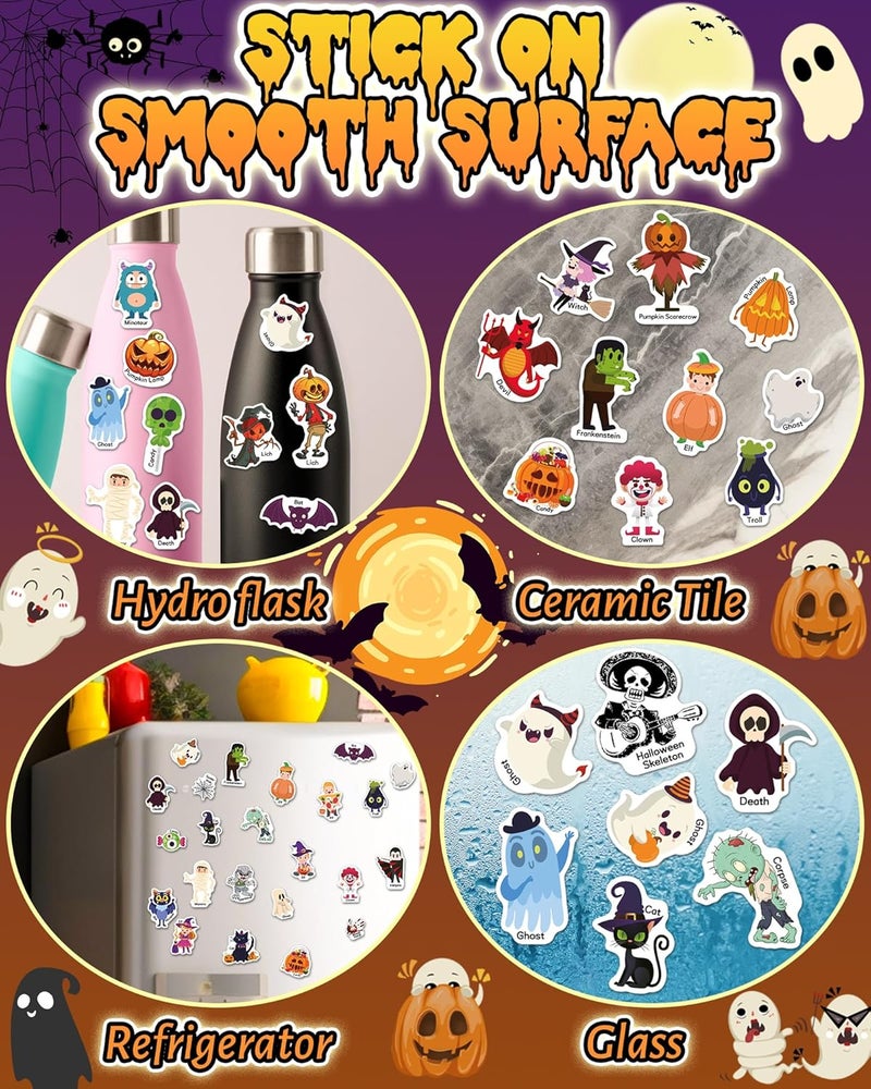 Benresive Reusable Sticker Books for Kids, Sticker Books for Toddlers, Toddler Travel Toys Activities Crafts Ages 3 and Up Birthday Gifts - Halloween - Image 4